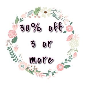 BUNDLE FOR 30% off
